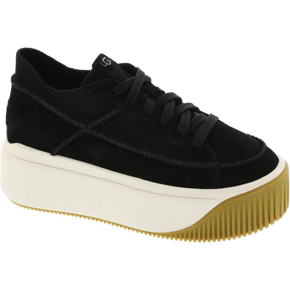 imageUGG Womens Ezduzzit Lace SneakerBlack