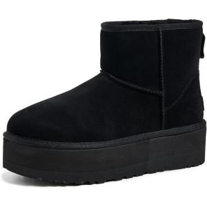 UGG Women’s Classic Mini Platform Boots(Black)