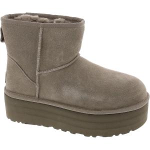 UGG Women’s Classic Mini Platform Boots(Smoke Plume)