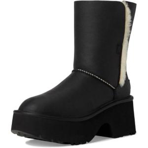UGG Women’s Esmee Leather Boot Fashion(Black)