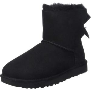 UGG Women’s Mini Bailey Bow II Boot(Black)