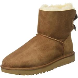 UGG Women’s Mini Bailey Bow II Boot(Chestnut)
