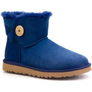 UGG Women’s Mini Bailey Button II Boot(Blau Ibt)