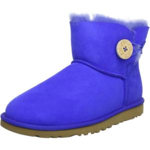 UGG Women’s Mini Bailey Button II Boot(Blue Blau Sapphire Blue Sprb)