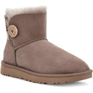 UGG Women’s Mini Bailey Button II Boot(Caribou)