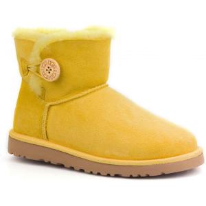 UGG Women’s Mini Bailey Button II Boot(Gelb Bnn)