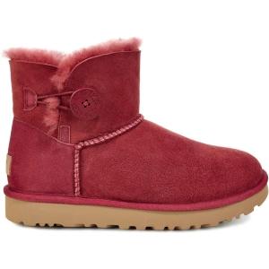 UGG Women’s Mini Bailey Button II Boot(Redwood)