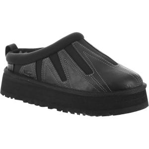 UGG Women’s Tazz Sunwave Slipper(Black Leather)