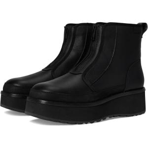 UGG womens Cityfunc Zip(Black Leather)
