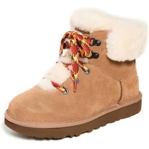 UGG womens Classic Mini Alpine LaceFashion Boot(Chestnut)