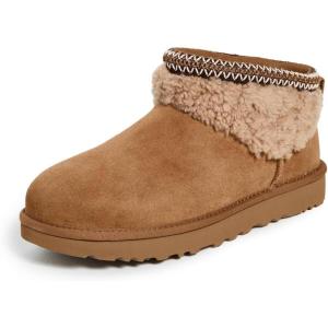 UGG womens Classic Ultra Mini Maxi Curly(Chestnut)