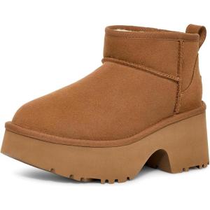 UGG womens Classic Ultra Mini New Heights(Chestnut)