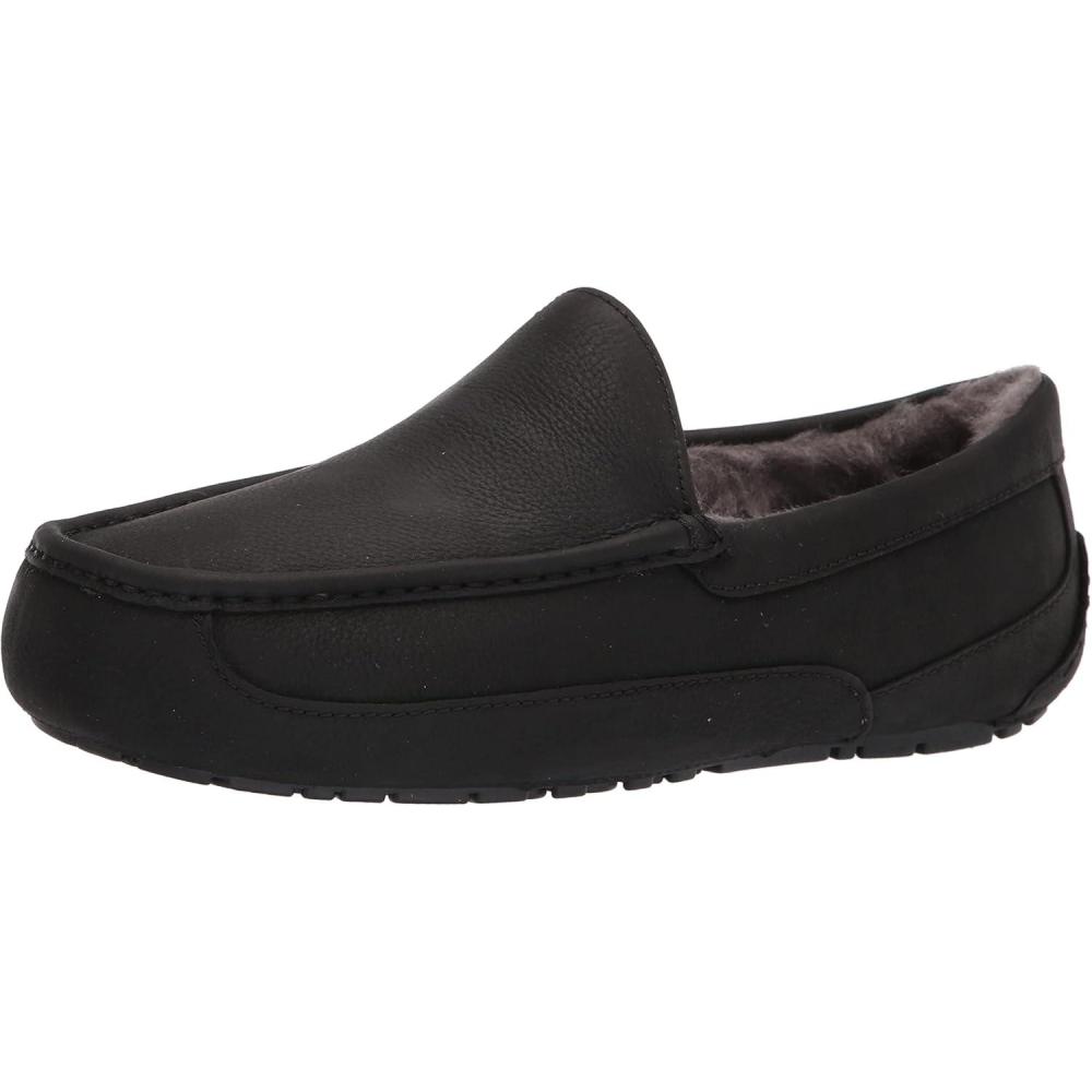 imageUGG Mens AscotBlack Matte Leather