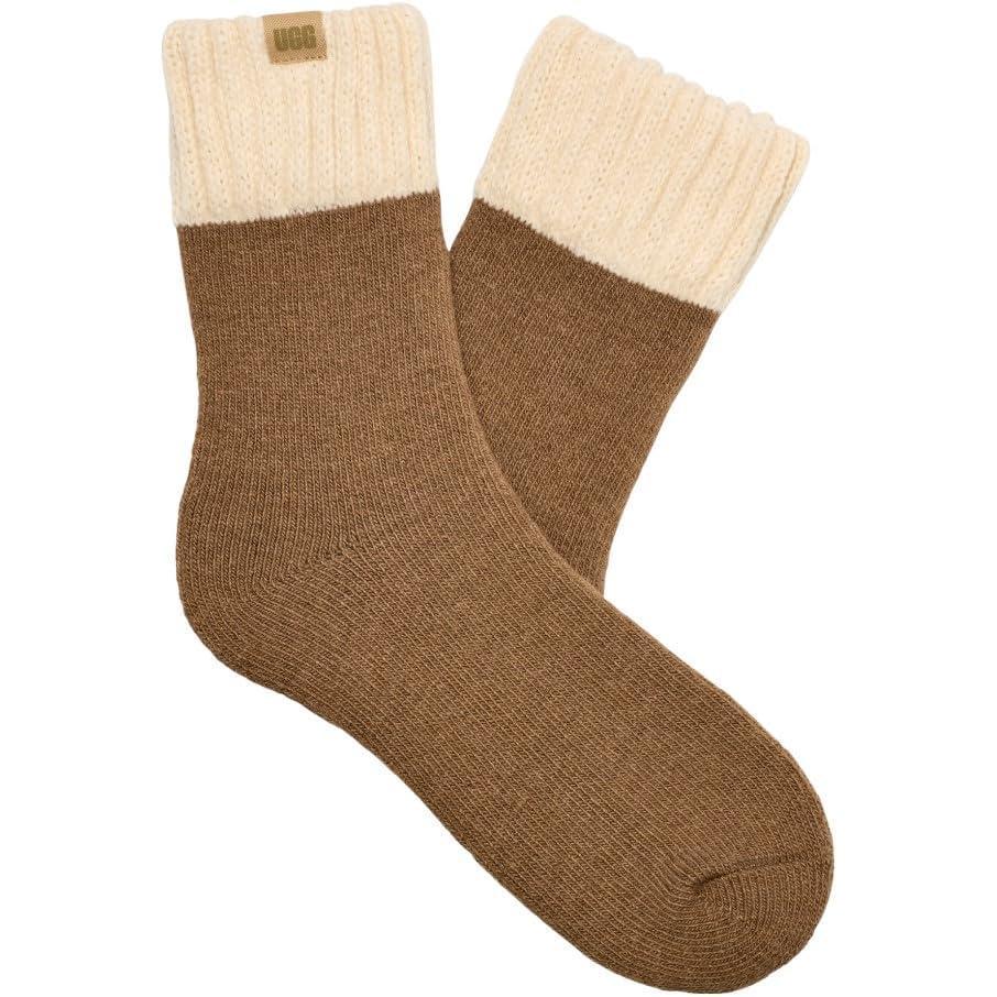 imageUGG Mens Camdyn Cozy SockChestnut  Cream