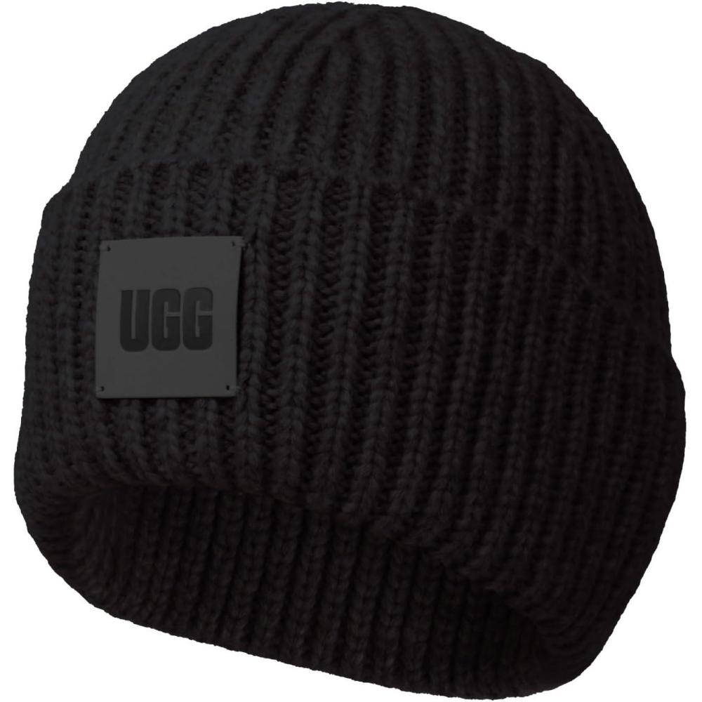 imageUGG Mens Chunky Rib BeanieBlack