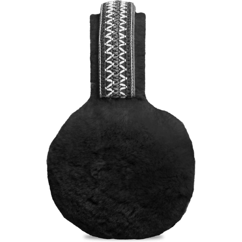 imageUGG Tasman Sheepskin Earmuffs for Women Soft Genuine Shearling Ear WarmersBlack II