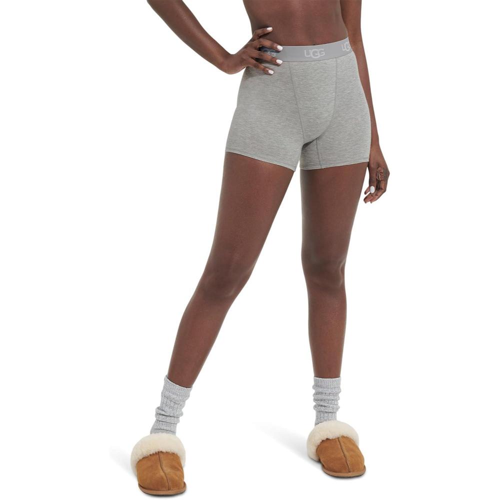 imageUGG Womens Alexiah Boy ShortGrey Heather