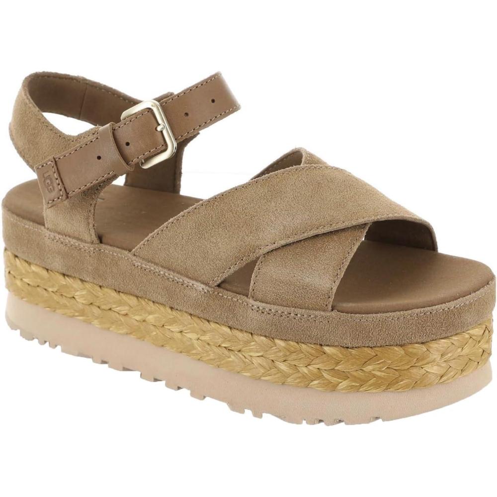 imageUGG Womens Aubrey Ankle Strap SandalChestnut Suede