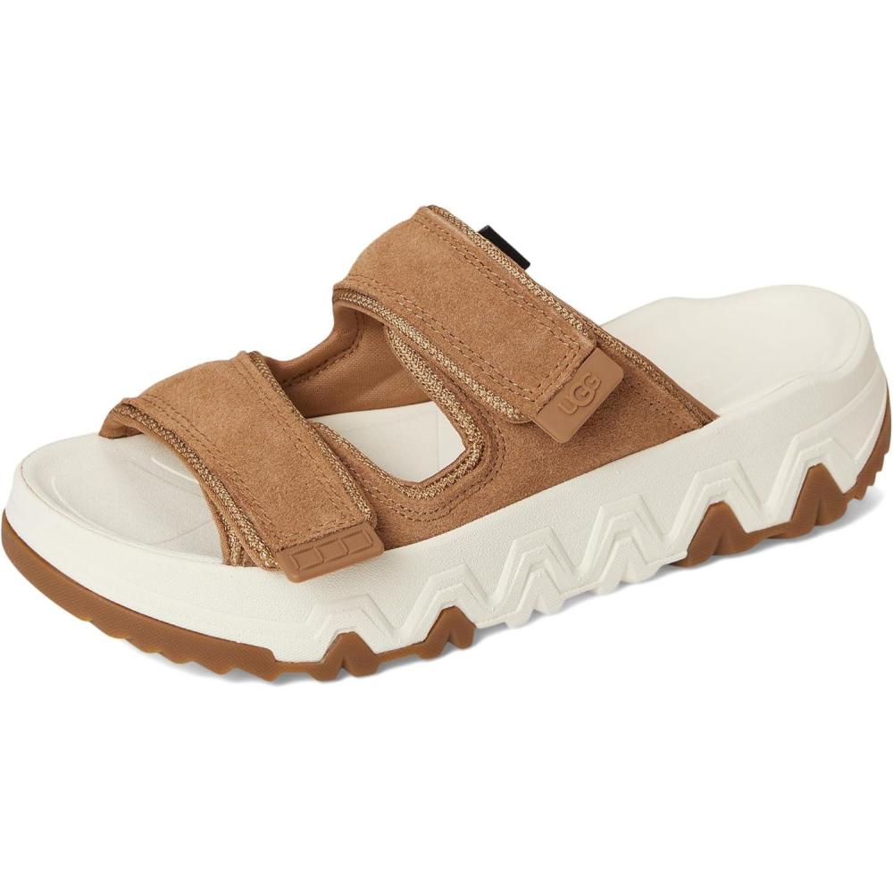imageUGG Womens Captrail Strap Slide Flat SandalChestnut