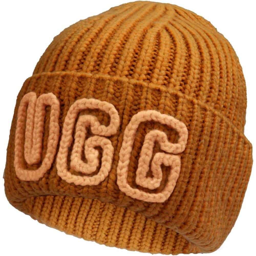 imageUGG Womens Chunky Crafted Rib BeanieDeco