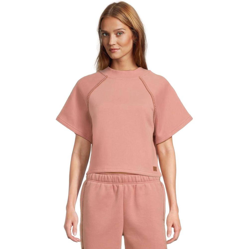 imageUGG Womens Classic Short Sleeve CrewneckPink Dawn