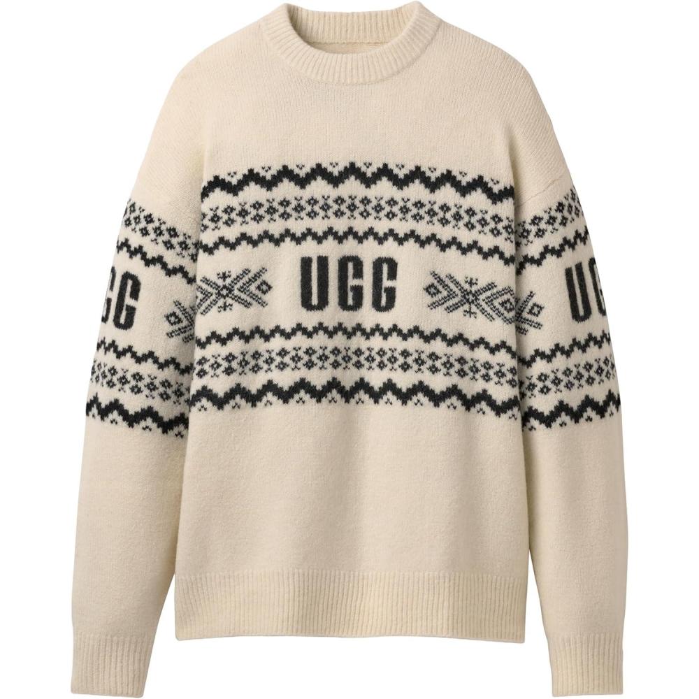 imageUGG Womens Kaelan Uggisle SweaterCream Multi
