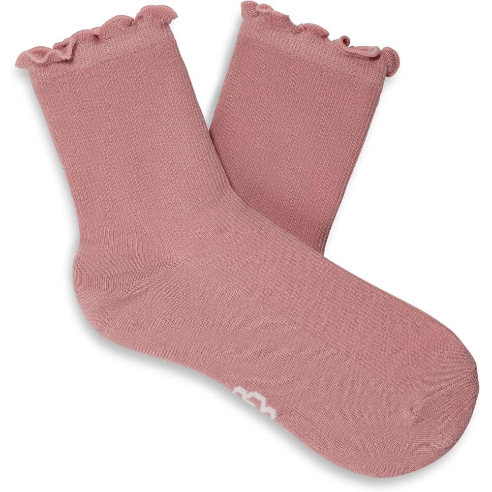 imageUGG Womens Karsyn Lettuce Edge SockClay Pink
