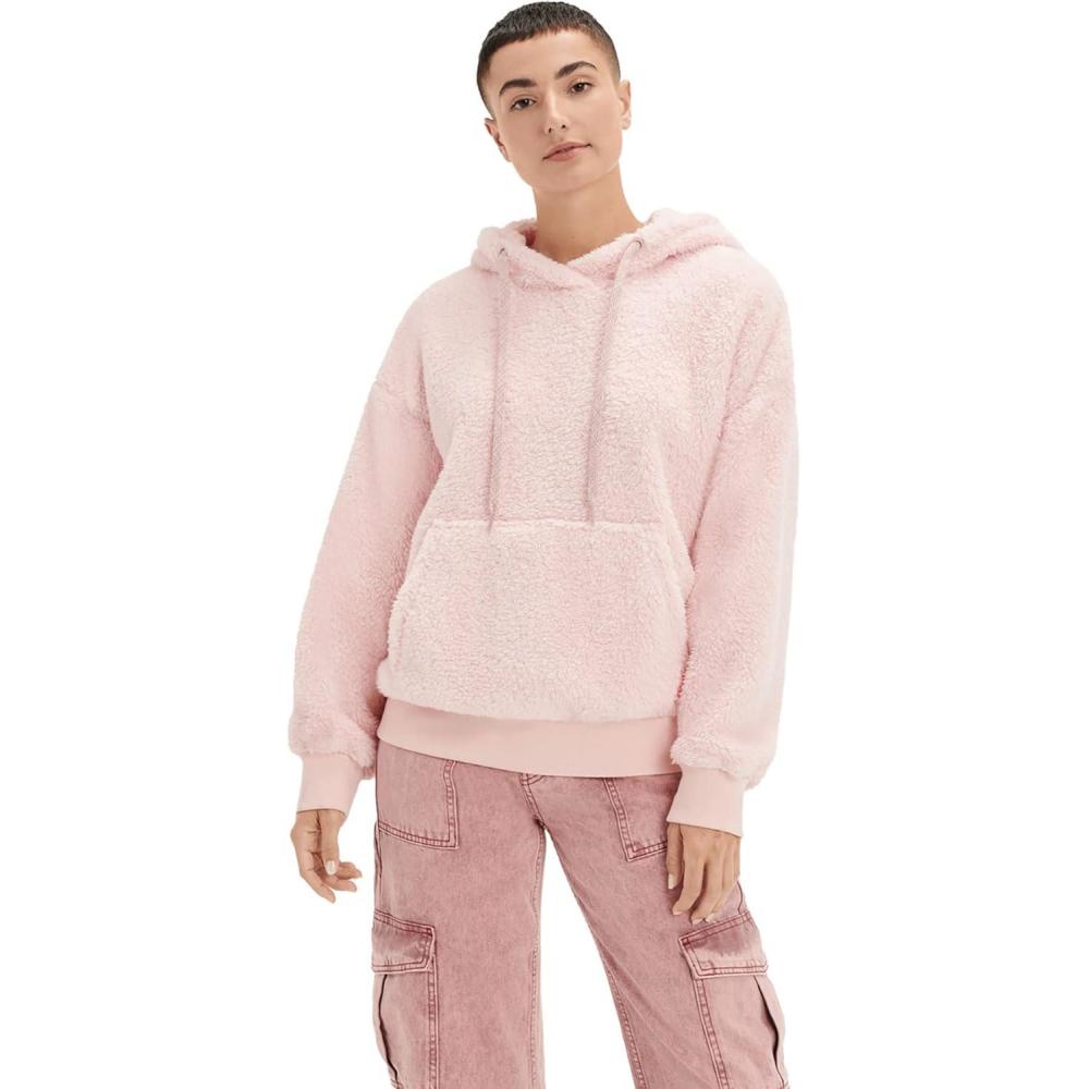 imageUGG Womens Loyra Sherpa Hoodie SweaterLotus Blossom
