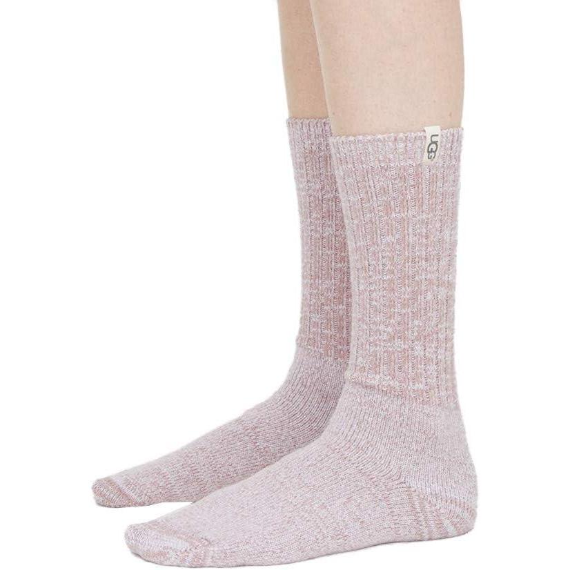 imageUGG Womens Rib Knit Slouchy Crew SockDusk