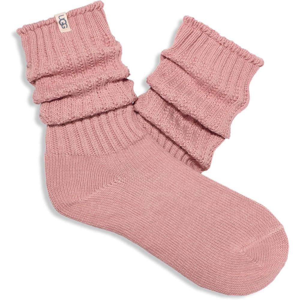 imageUGG Womens Tyla Slouchy Crew SockClay Pink