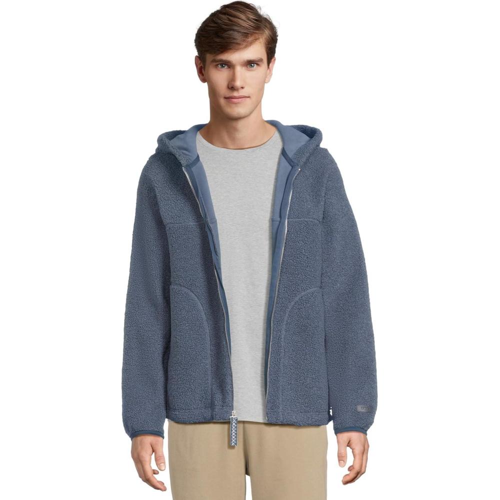 imageUGG mens Uggbraid Full Zip HoodieDark Wave