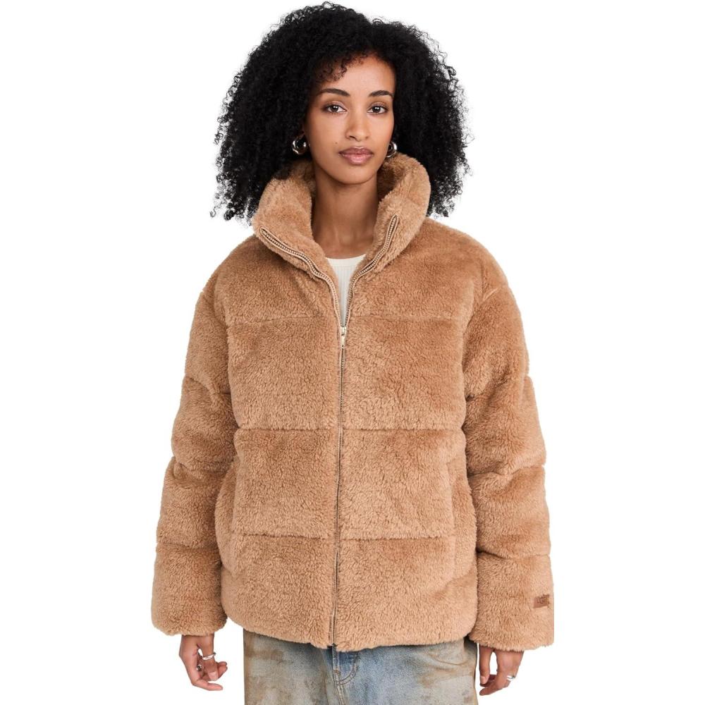 imageUGG womens Emmalyn Uggfluff Puffer JacketCamel