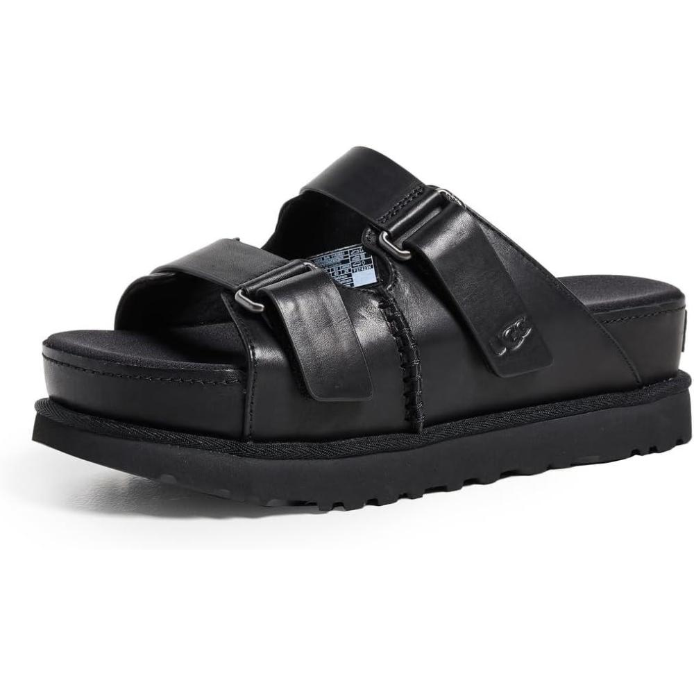 imageUGG womens Goldenstar Hi SlideBlack Leather