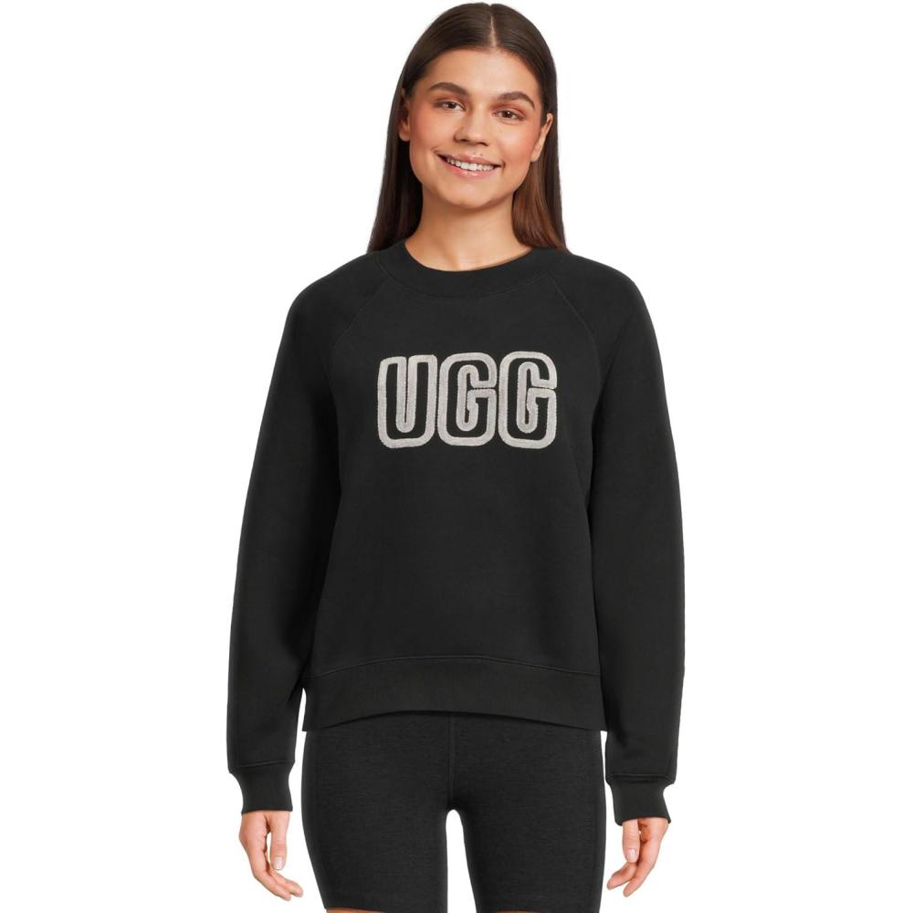 imageUGG womens Logo CrewneckBlack