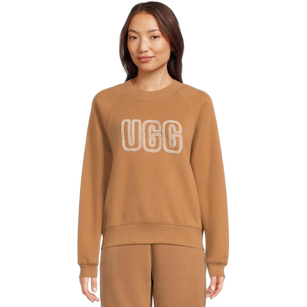 imageUGG womens Logo CrewneckChestnut