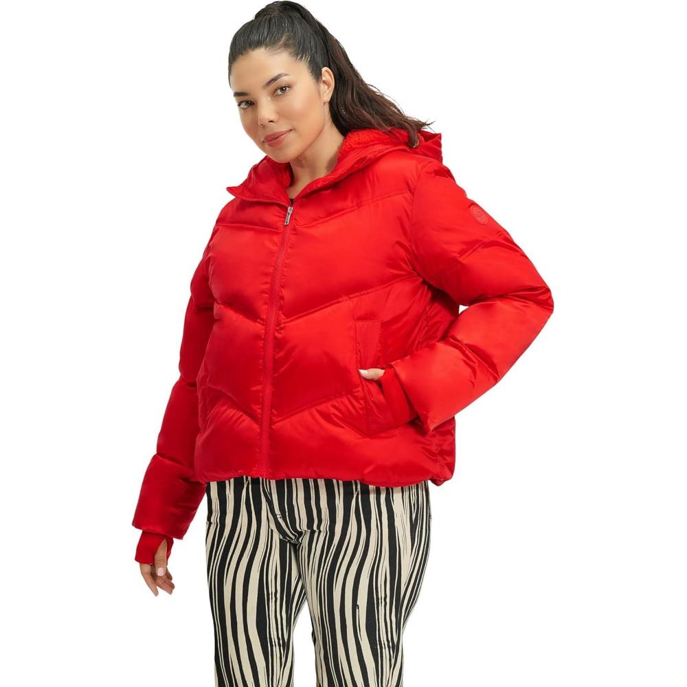 imageUGG womens Ronney Cropped Puffer JacketIgnite