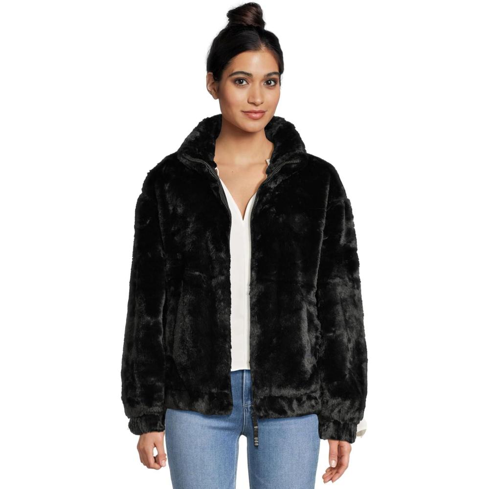 imageUGG womens Tash Faux Fur JacketBlack