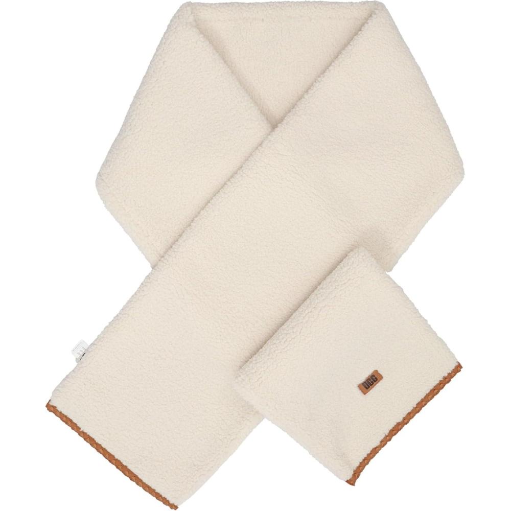 imageUGG womens Uggfluff Scalloped ScarfNimbus