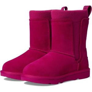UGG Kids’ K Classic Ii Stretch Cuff Boot, Dark Peony, 4