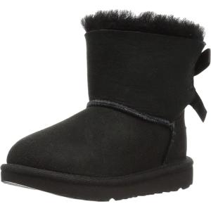 UGG Kids’ Mini Bailey Bow II Boot(Black)