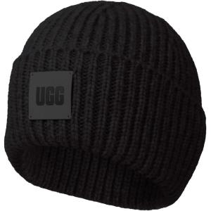 UGG Mens Chunky Rib Beanie(Black)