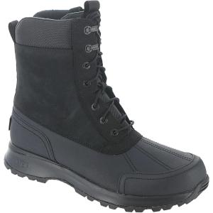 UGG Men’s Emmett Duck Boot Hi Fashion(Black)