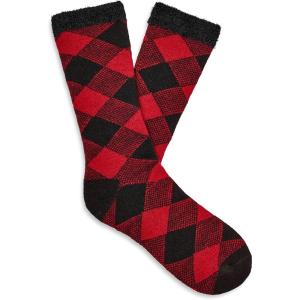 UGG Men’s Grady Fleece Lined Crew(Samba Red / Black)