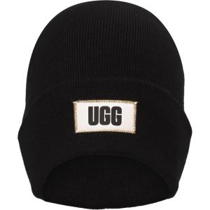 UGG Mens High Crown Beanie(Black)