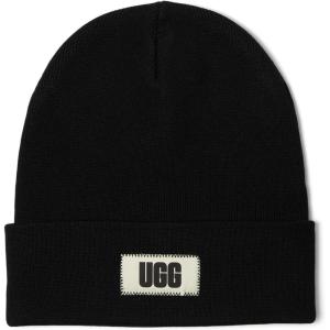 UGG Mens High Crown Beanie(Black II)
