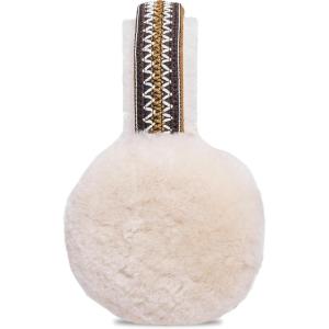 UGG Tasman Sheepskin Earmuffs for Women, Soft Genuine Shearling Ear Warmers(Chestnut)