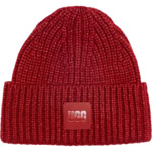 UGG Unisex Adult Chunky Space Dye Beanie(Dark Cherry)