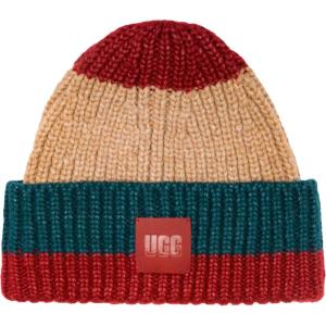 UGG Unisex Adult Chunky Space Dye Beanie(Dark Cherry Multi)