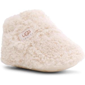 UGG Unisex-Child Bixbee Ankle Boot(Natural Curly Faux Fur)