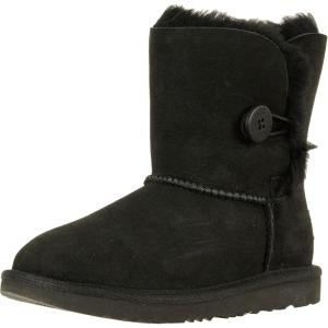 UGG Unisex-Child K Bailey Button Ii Fashion Boot(Black)